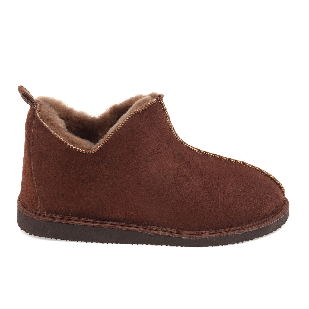 Mens Alpin Sheepskin Slippers - Espresso | CIORA SCOTLAND